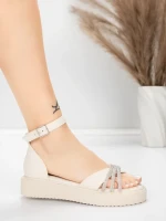 Női alacsony sarkú szandál 5H81 Bézs | Mei » MeiMall.hu