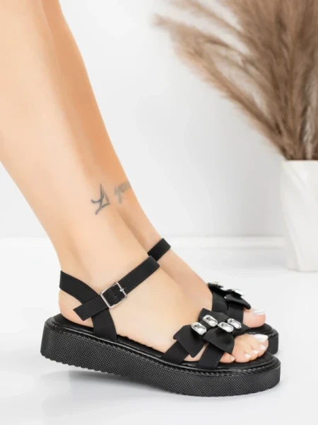 Női alacsony sarkú szandál 5H82 Fekete | Mei » MeiMall.hu