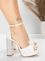 Vastag sarkú szandál és platform 5KV71 Fehér | Mei » MeiMall.hu