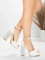 Vastag sarkú szandál és platform 5KV71 Fehér | Mei » MeiMall.hu