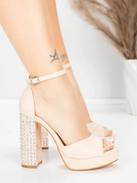 Vastag sarkú szandál és platform 5KV71 Bézs | Mei » MeiMall.hu
