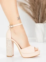 Vastag sarkú szandál és platform 5KV71 Bézs | Mei » MeiMall.hu