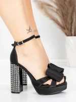 Vastag sarkú szandál és platform 5KV72 Fekete | Mei » MeiMall.hu