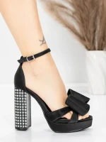 Vastag sarkú szandál és platform 5KV72 Fekete | Mei » MeiMall.hu