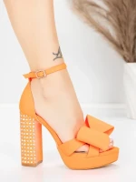 Vastag sarkú szandál és platform 5KV72 Narancs | Mei » MeiMall.hu