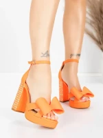 Vastag sarkú szandál és platform 5KV72 Narancs | Mei » MeiMall.hu