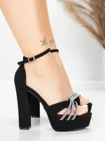 Vastag sarkú szandál és platform 5KV73 Fekete | Mei » MeiMall.hu