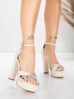 Vastag sarkú szandál és platform 5KV73 Bézs | Mei » MeiMall.hu