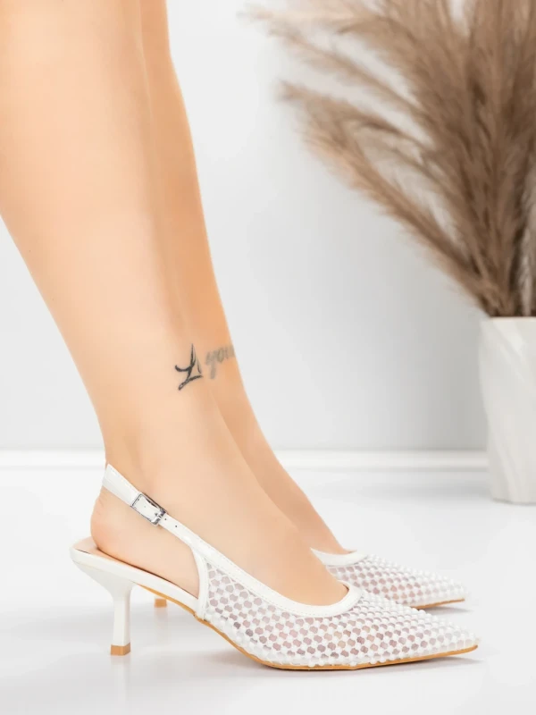Stiletto cipő 5LE29 Fehér | Mei » MeiMall.hu