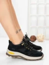 Pantofi Casual Dama din piele naturala K22112 BLACK | BERLINER