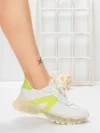 Pantofi Sport Dama din piele naturala 2382-3 GREEN | FRANCO GERARDO