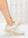 Pantofi Sport Dama din piele naturala 2382-3 PINK | FRANCO GERARDO