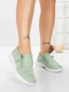 Pantofi Casual Dama din piele naturala CS07 GREEN | FRANCO GERARDO