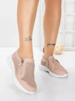 Pantofi Casual Dama din piele naturala CS07 PINK | FRANCO GERARDO