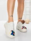 Pantofi Casual Dama din piele naturala 88135 WHITE | FRANCO GERARDO