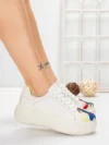 Pantofi Casual Dama din piele naturala 88135 WHITE | FRANCO GERARDO