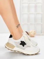 Pantofi Sport Dama din piele naturala 901 BLACK | FRANCO GERARDO