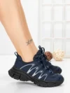 Pantofi Sport Dama din piele naturala 2382-1 BLUE | FRANCO GERARDO