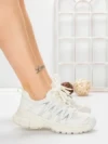 Pantofi Sport Dama din piele naturala 2382-1 WHITE | FRANCO GERARDO