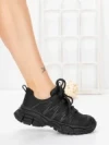 Pantofi Sport Dama din piele naturala 2382-1 BLACK | FRANCO GERARDO