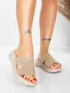Papuci Dama cu Talpa Joasa 5GS39 BEIGE | MEI