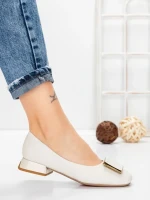 Balerini Dama din piele naturala 1236188 CREAM | FORMAZIONE
