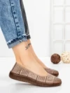 Balerini Dama din piele naturala 2211-2 APRICOT | BERLINER