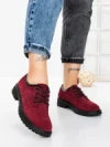 Pantofi Casual Dama din piele naturala 3218H01 WINE | FORMAZIONE