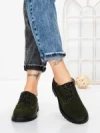 Pantofi Casual Dama din piele naturala 3218H01 GREEN | FORMAZIONE