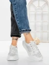 Pantofi Casual Dama din piele naturala K250-1 WHITE | GALLOP