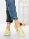 Balerini Dama din piele naturala K242-4 YELLOW | GALLOP