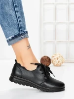 Pantofi Casual Dama din piele naturala 231151 BLACK | GALLOP