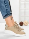 Pantofi Casual Dama din piele naturala K243-1 APRICOT | GALLOP
