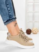 Pantofi Casual Dama din piele naturala K243-1 APRICOT | GALLOP