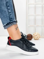 Pantofi Casual Dama din piele naturala K243-1 DARK BLUE | GALLOP