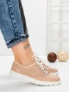 Pantofi Casual Dama din piele naturala K251-1 PINK | GALLOP
