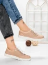 Pantofi Casual Dama din piele naturala K251-1 PINK | GALLOP