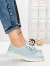 Pantofi Casual Dama din piele naturala K251-1 LIGHT BLUE | GALLOP