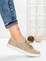 Pantofi Casual Dama din piele naturala K251-1 APRICOT | GALLOP