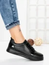 Pantofi Casual Dama din piele naturala 3113Q02 BLACK | STEPHANO