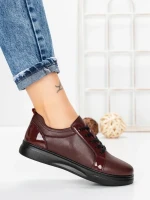 Pantofi Casual Dama din piele naturala 3113Q02 WINE | STEPHANO