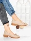 Balerini Dama din piele naturala 3651 APRICOT | BERLINER
