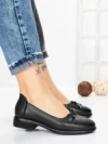 Balerini Dama din piele naturala 3651 BLACK | BERLINER