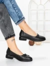 Balerini Dama din piele naturala 3651 BLACK | BERLINER