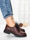 Pantofi Casual Dama din piele naturala 3218Q05 WINE | BERLINER