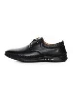 Pantofi Casual Barbati din piele naturala 23535 BLACK | MELS