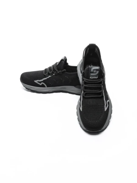 Pantofi Sport Barbati din piele naturala D033 BLACK | MELS