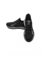 Pantofi Sport Barbati din piele naturala D033 BLACK | MELS