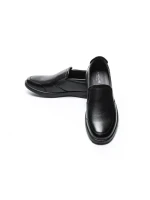 Mocasini Barbati din piele naturala 65772 BLACK | MELS