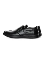 Mocasini Barbati din piele naturala 65772 BLACK | MELS